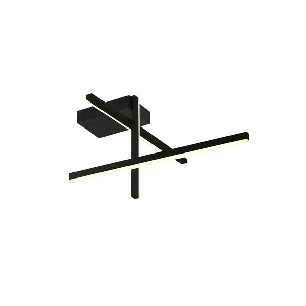 Plafonnier ZAMBELIS 23W Dimmable DESIGN Noir Sable 22025