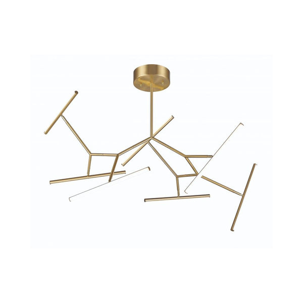 Plafonnier ZAMBELIS 69W DESIGN Or Mat 2073