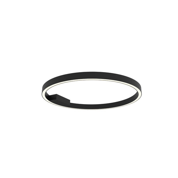 Plafonnier ZAMBELIS D600 37W Dimmable DESIGN Noir Mat 23025
