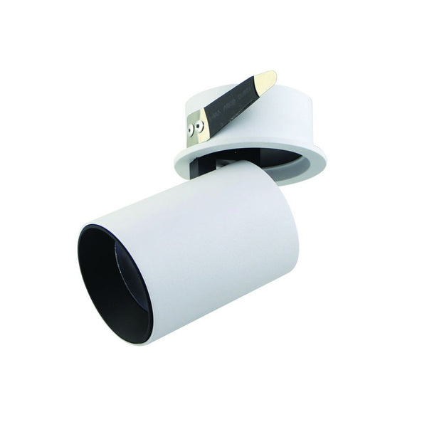 Plafonnier ZAMBELIS D62 13W  DESIGN Blanc Mat et Noir Mat S079