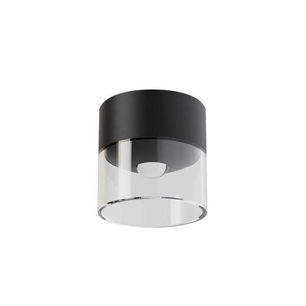Plafonnier ZAMBELIS D80 10W DESIGN Noir Sable Sans Driver S215