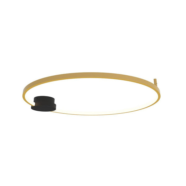 Plafonnier ZAMBELIS D800 32W Dimmable DESIGN Dore et Noir Mat 23097