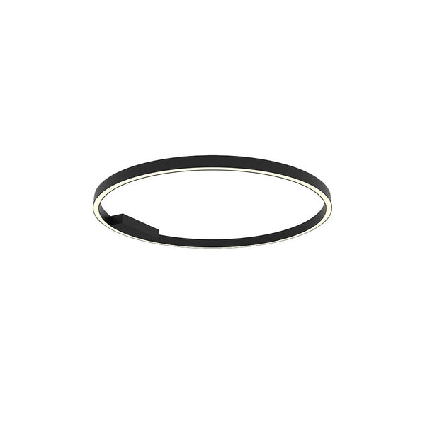 Plafonnier ZAMBELIS D800 50W Dimmable DESIGN Noir Mat 23027