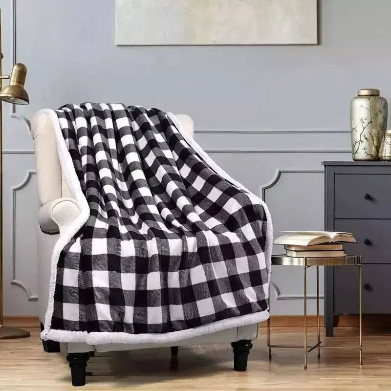Plaid à Carreaux Écossais | Élégance et Confort