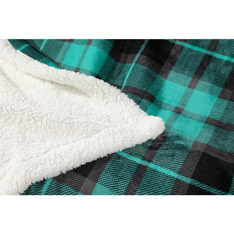 Plaid en Velours | Douceur Tartan - Designix Plaid Nuance de Couleur 130x150cm