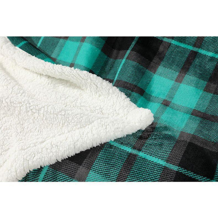 Plaid en Velours | Douceur Tartan - Designix Plaid Nuance de Couleur 130x150cm