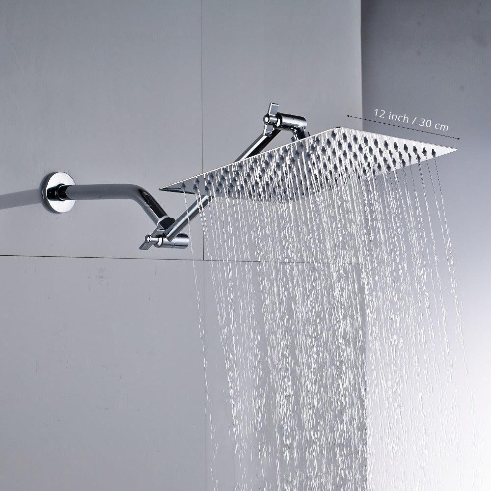 Pommeau de Douche Amovible | Aqua Élégance - Designix Pommeau de Douche 30 cm