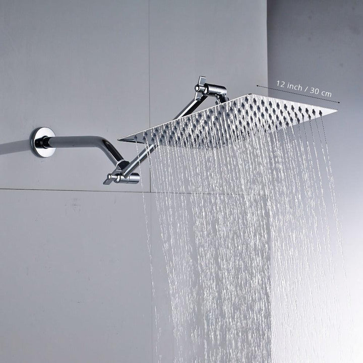 Pommeau de Douche Amovible | Aqua Élégance - Designix Pommeau de Douche 30 cm