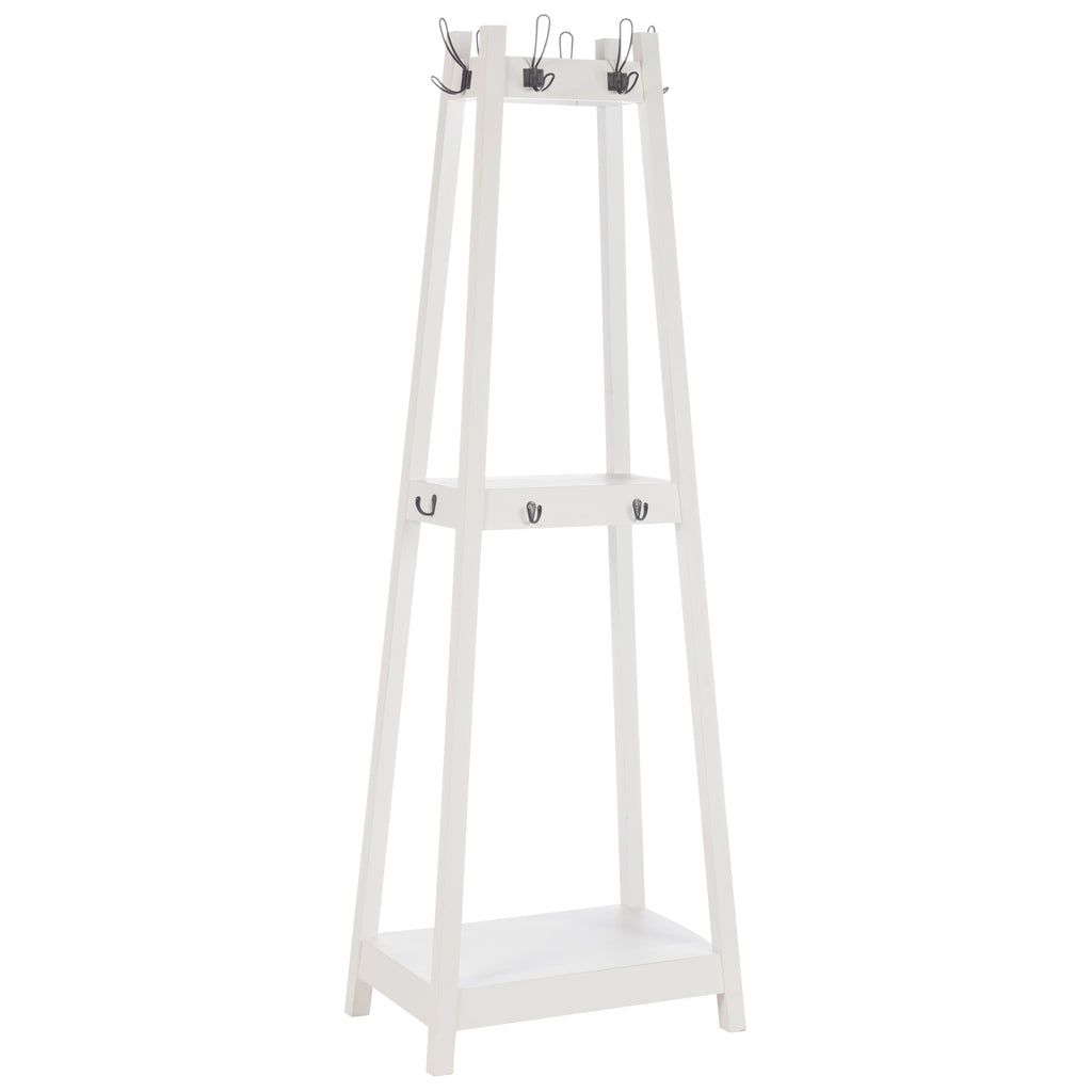 Porte - Manteau Bois Blanc Debout - Designix