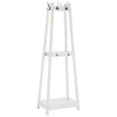 Porte-Manteau Bois Blanc Debout