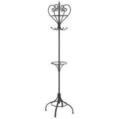 Porte-manteau Métal Noir Rond