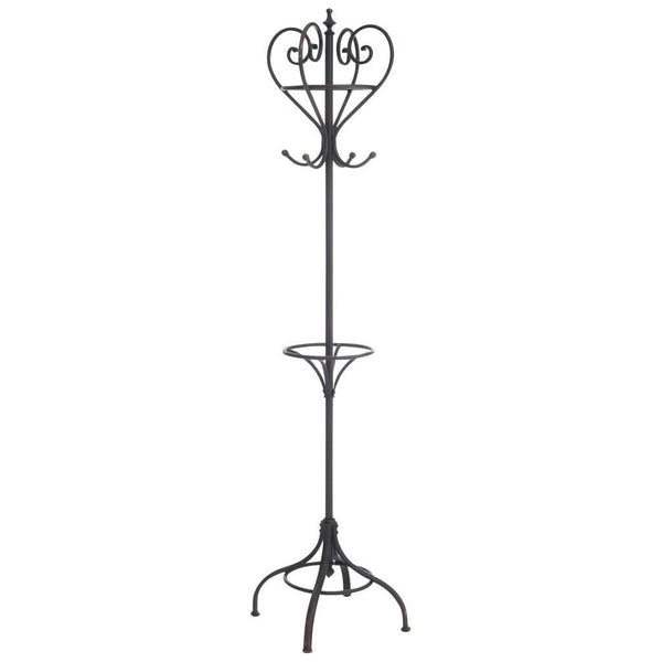 Porte-manteau Métal Noir Rond