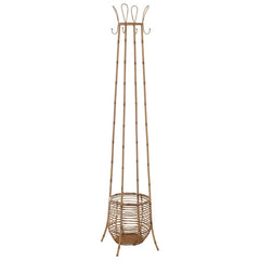 Porte-Manteau Métal Rotin Naturel