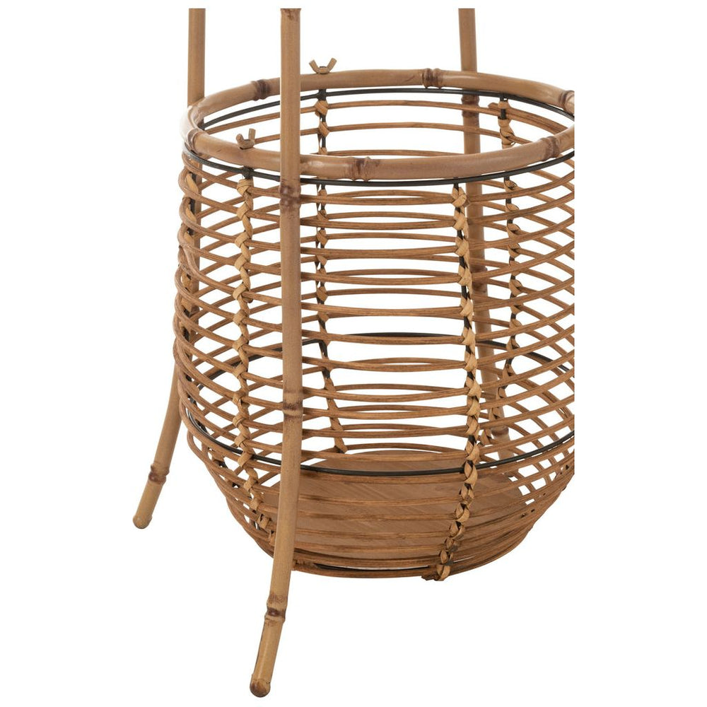 Porte - Manteau Métal Rotin Naturel - Designix