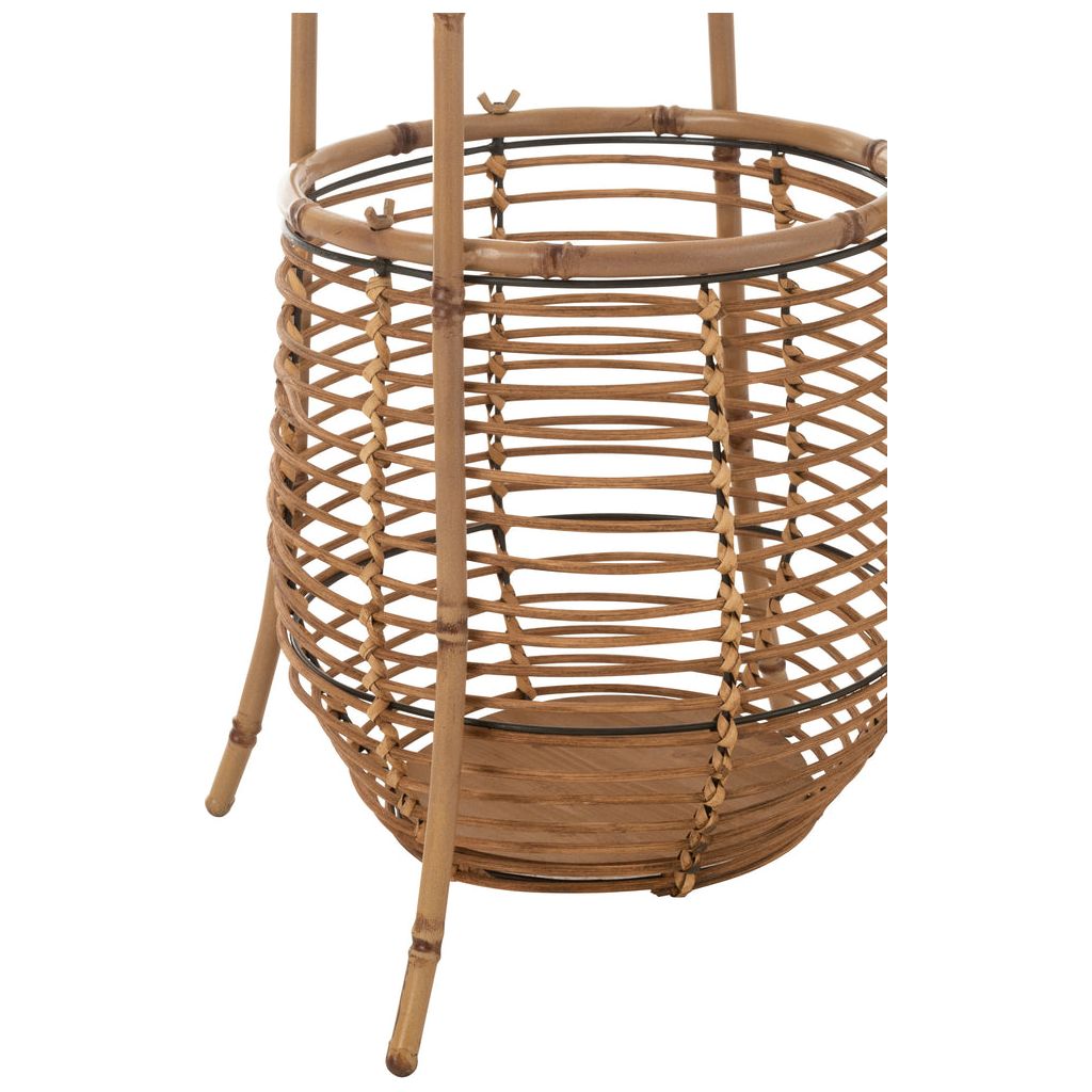 Porte - Manteau Métal Rotin Naturel - Designix