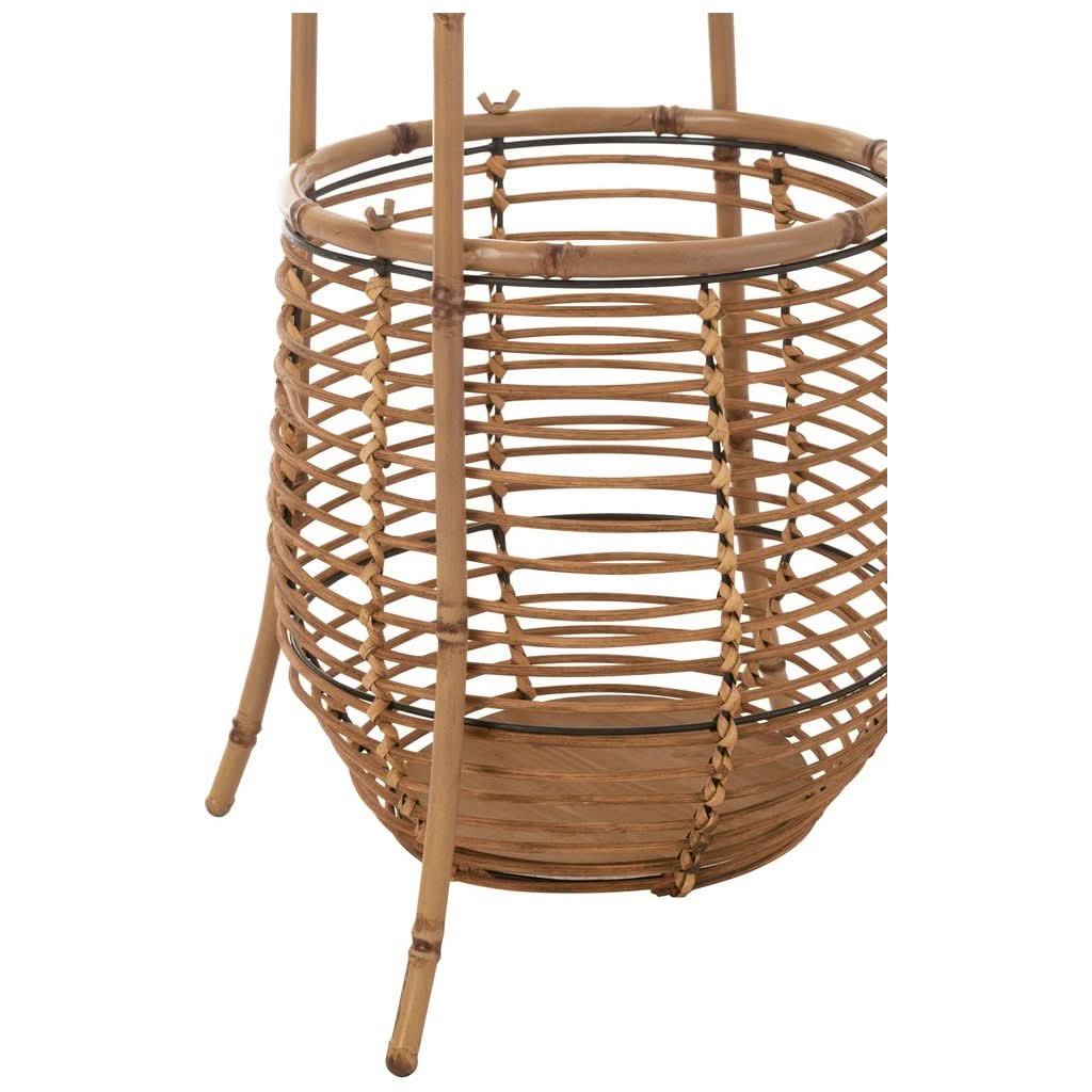 Porte-Manteau Métal Rotin Naturel