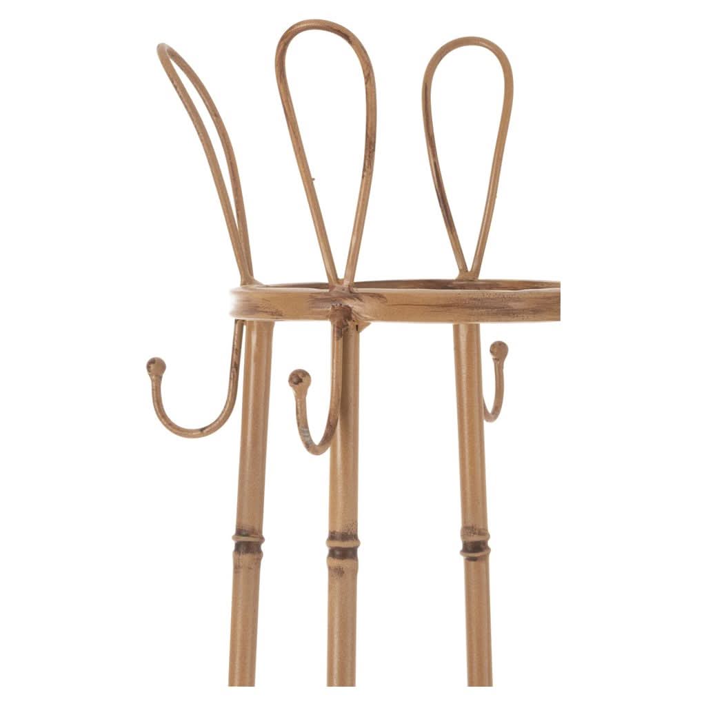 Porte - Manteau Métal Rotin Naturel - Designix