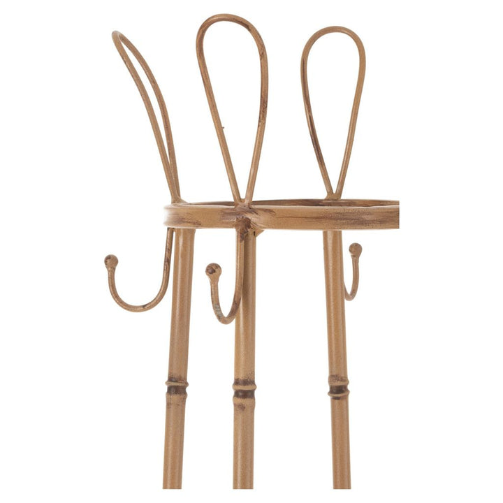 Porte - Manteau Métal Rotin Naturel - Designix