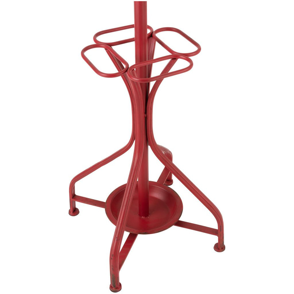 Porte - Manteau Métal Rouge Moderne - Designix