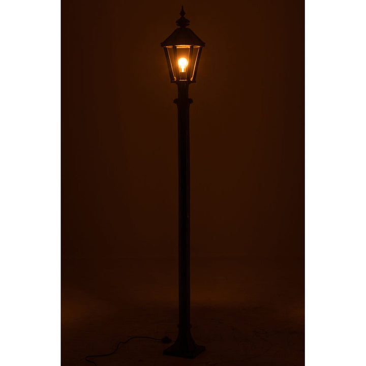 Poteau Lanterne Extérieure Fonte Noire - Designix