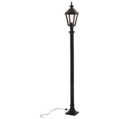 Poteau Lanterne Extérieure Fonte Noire