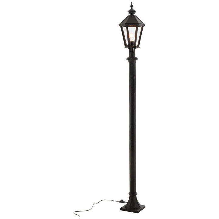 Poteau Lanterne Extérieure Fonte Noire - Designix