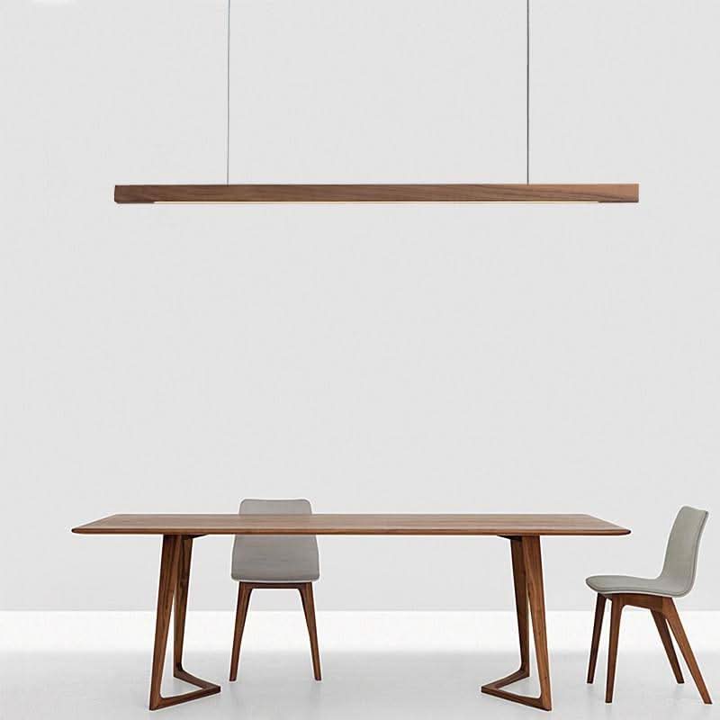 Suspension design moderne LED en bois allongé Hang | Designix - Luminaire - https://designix.fr