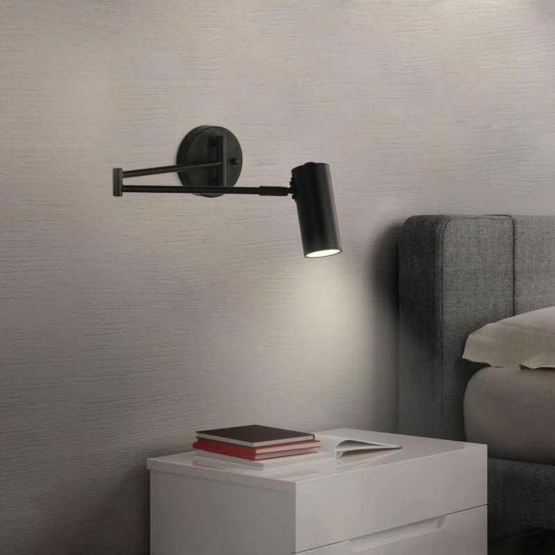 Applique murale design LED avec sport dirigeable en métal doré ou noir Light | Designix - Luminaire - https://designix.fr