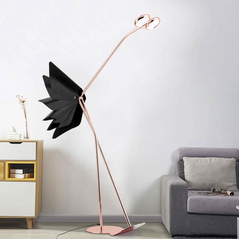 Lampadaire design LED en forme d'autruche Créative | Designix - Luminaire - https://designix.fr