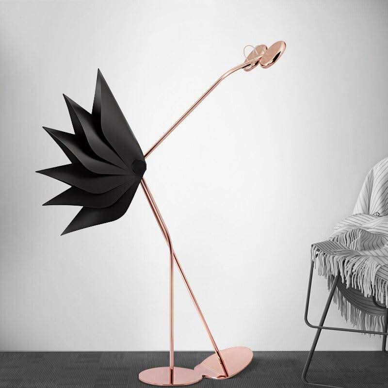 Lampadaire design LED en forme d'autruche Créative | Designix - Luminaire - https://designix.fr