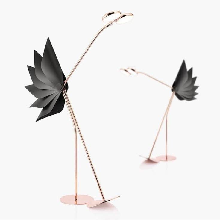 Lampadaire design LED en forme d'autruche Créative | Designix - Luminaire - https://designix.fr