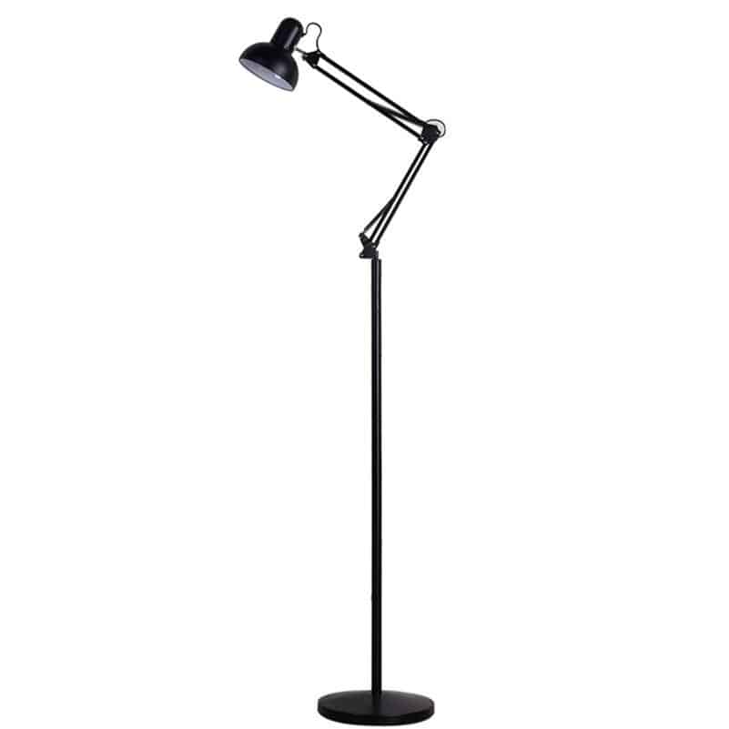 Lampadaire sur pied avec bras articulé couleurs | Designix - Luminaire - https://designix.fr