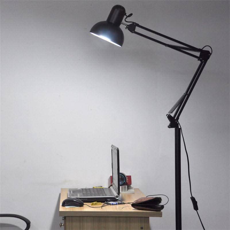 Lampadaire sur pied avec bras articulé couleurs | Designix - Luminaire - https://designix.fr