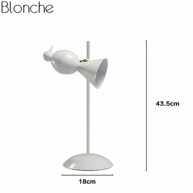 Lampe de bureau design Bird | Designix - Luminaire Blanc - Fixe - https://designix.fr