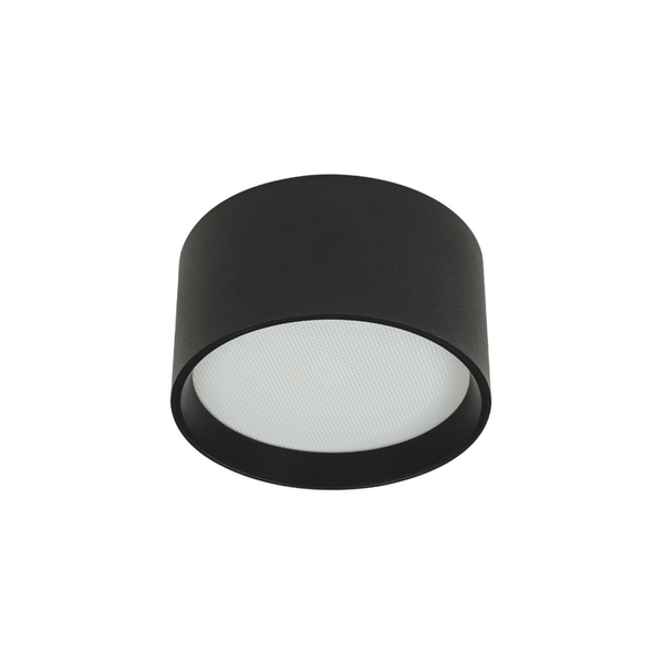 Plafonnier ZAMBELIS D120 12W Dimmable DESIGN Noir Sable 25216