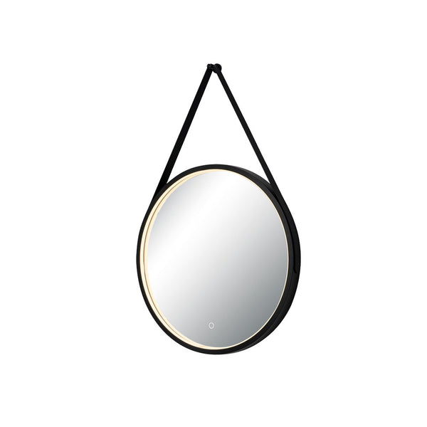 Miroir ZAMBELIS Tactile D600 15W CCT Dimmable IP44 DESIGN Noir Mat 25387