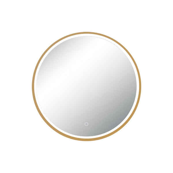 Miroir ZAMBELIS Tactile D600 15W CCT Dimmable IP44 DESIGN Or Anodise 25389