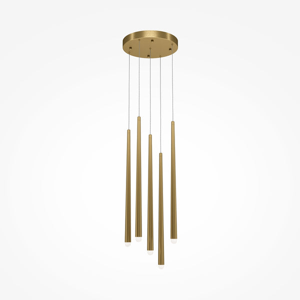 Cascade Suspension luminaire doré