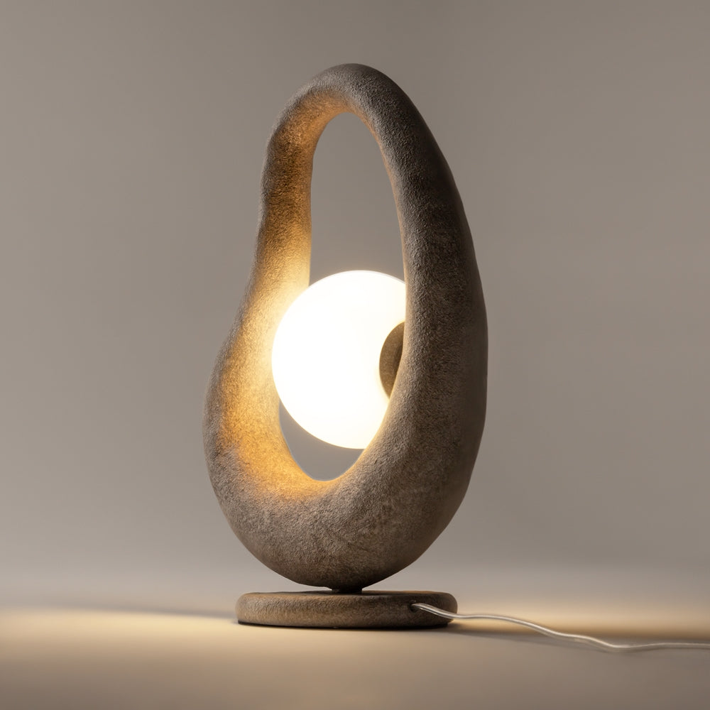 Opus Lampe de chevet gris