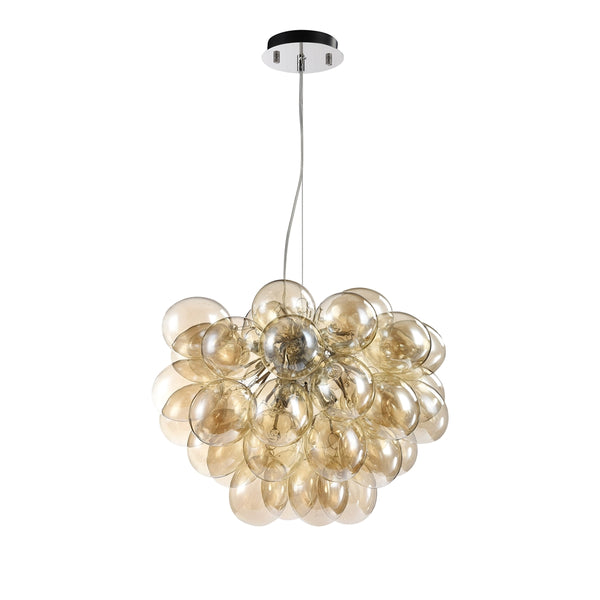 Balbo Suspension luminaire argenté