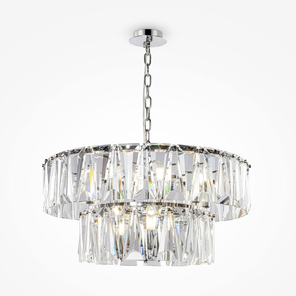 Puntes Suspension luminaire argenté