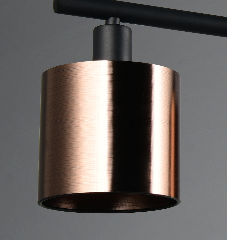 Suspension Jason 4 lumières bronze
