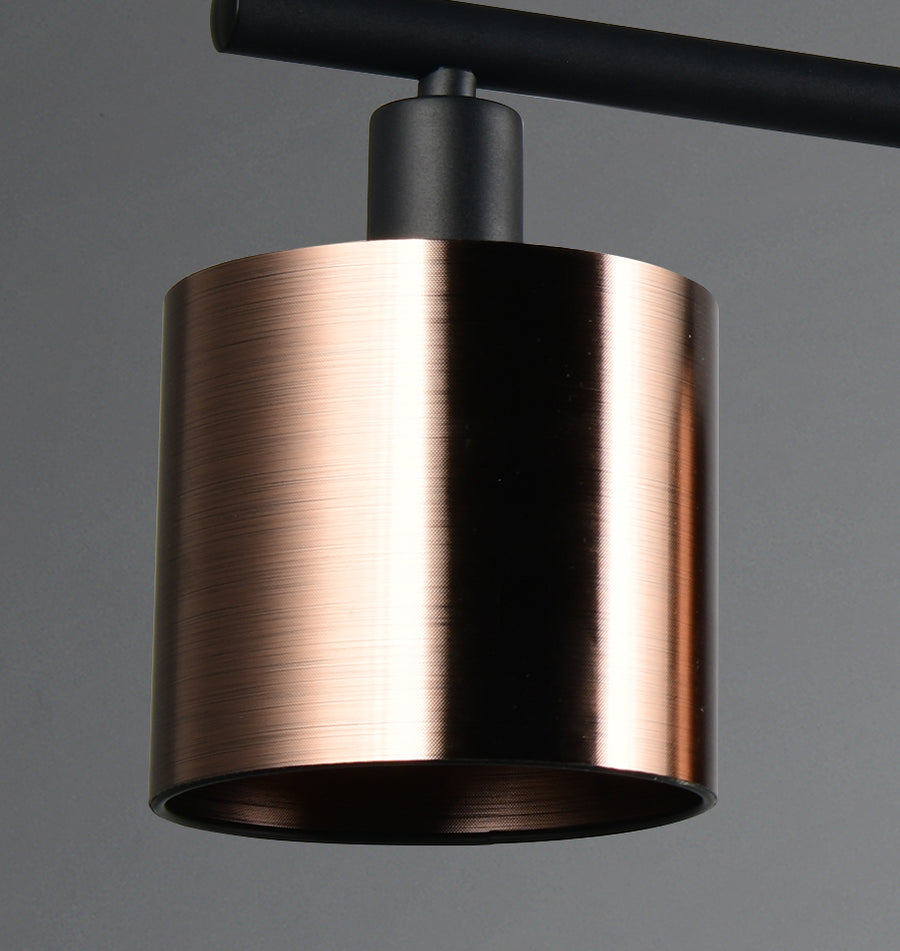 Suspension Jason 4 lumières bronze