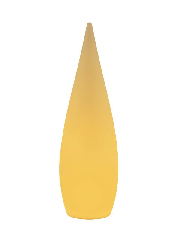Lampe extérieure Palmas blanche, H 120 cm