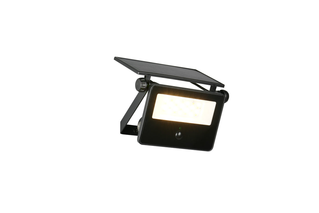 Applique extérieure Moura noire mat, H 15,5 cm