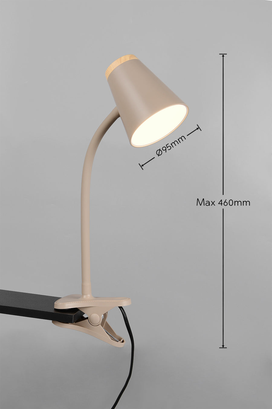 Lampe de bureau Pongo beige