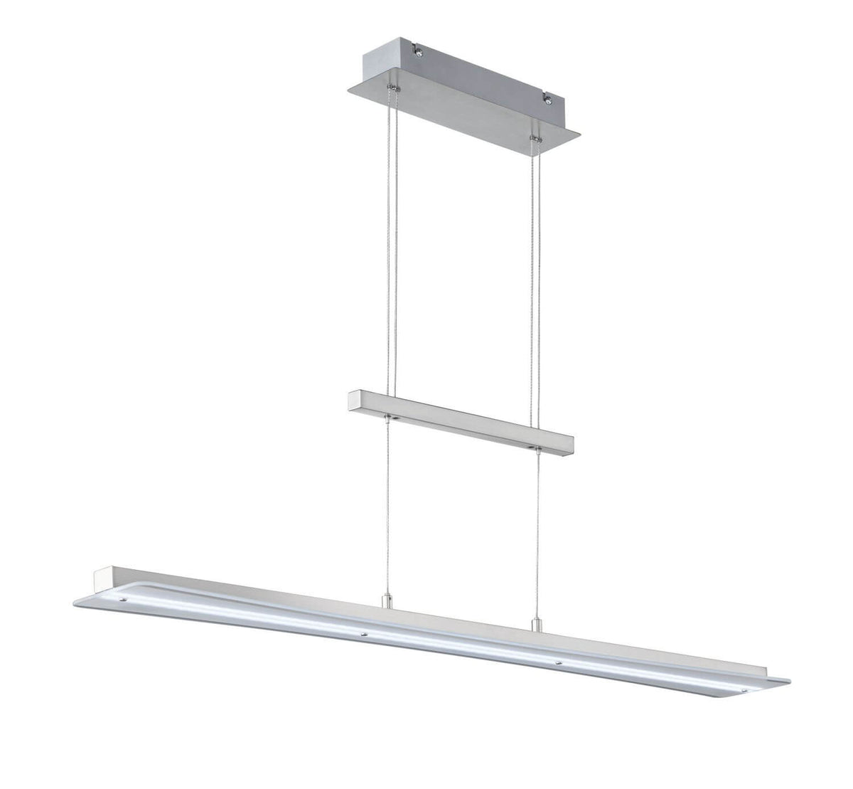 Suspension Smash nickel satiné
