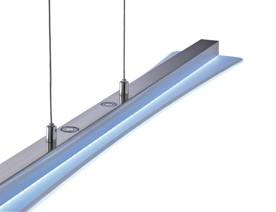 Suspension Smash nickel satiné