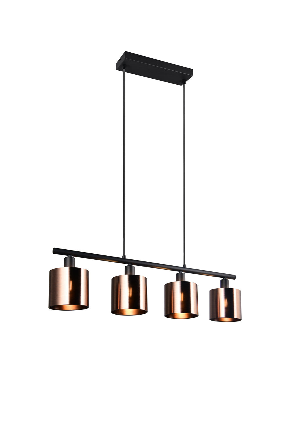 Suspension Jason 4 lumières bronze