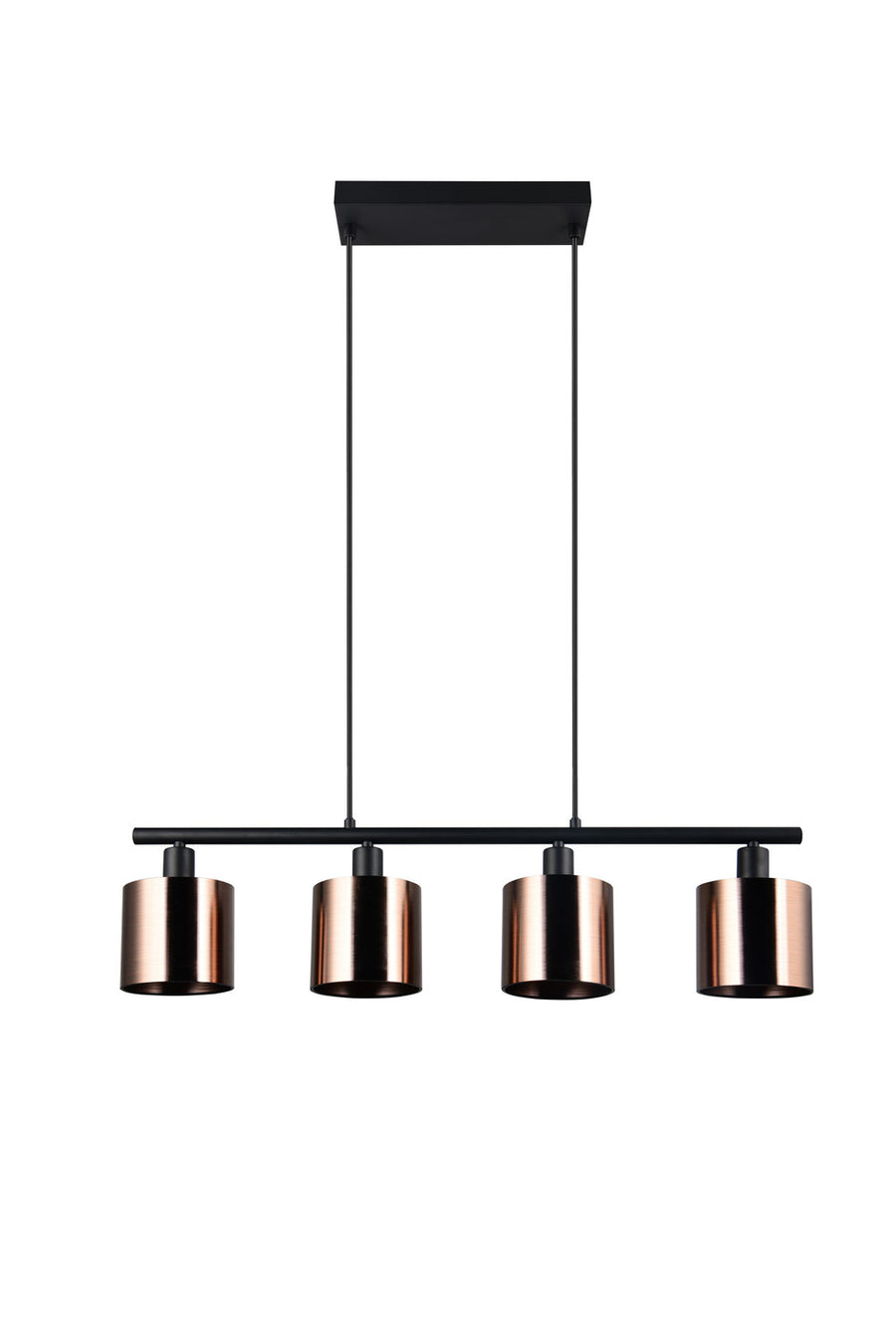Suspension Jason 4 lumières bronze